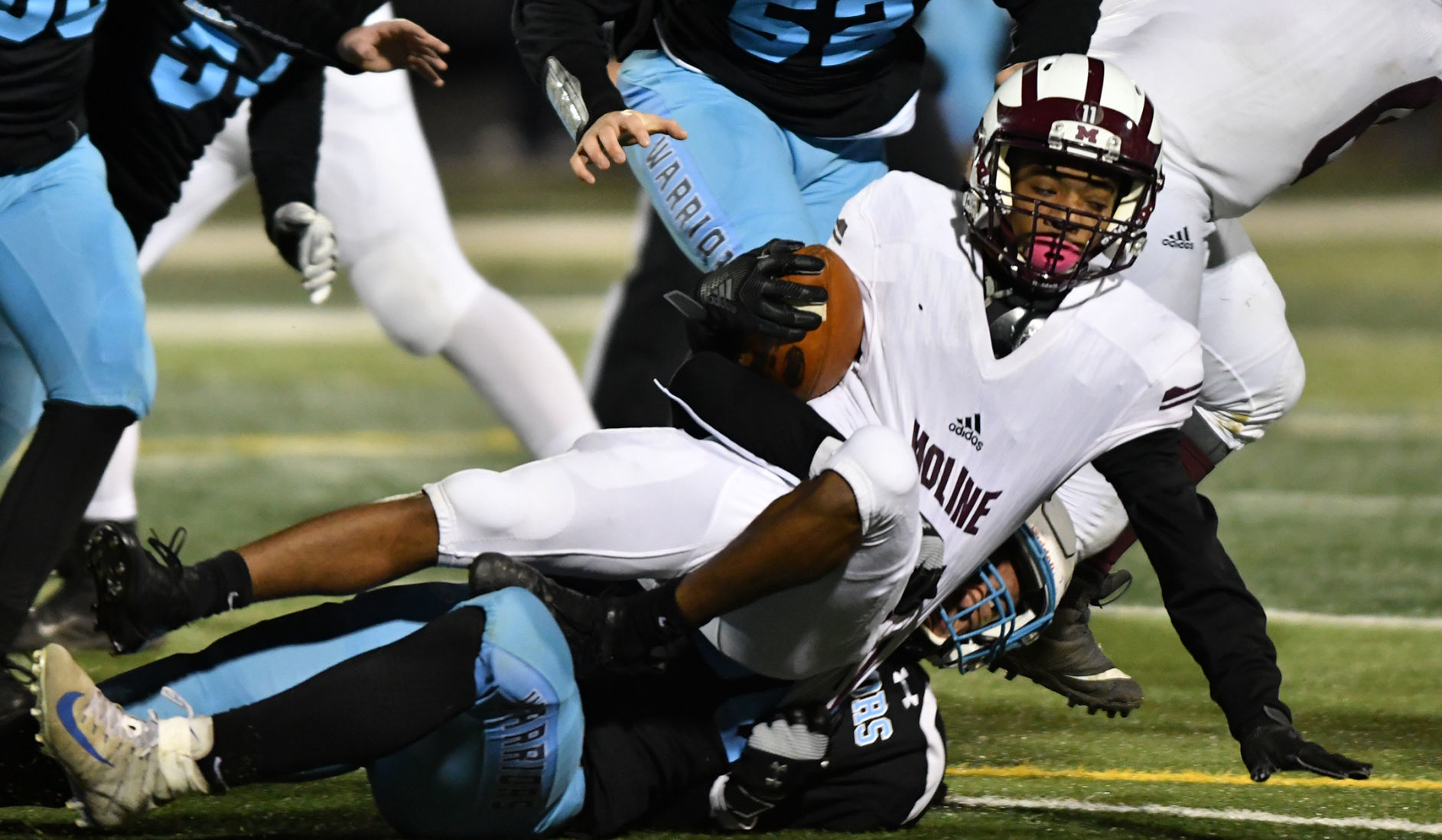 Moline vs Willowbrook first round Class 7A playoff football